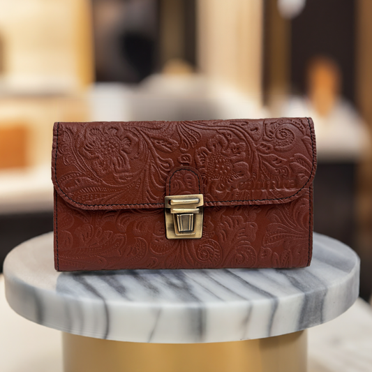 🎁 Monedero Plano Top CAOMKA · Piel · Pieza Única Núm. 17043 (100% off)