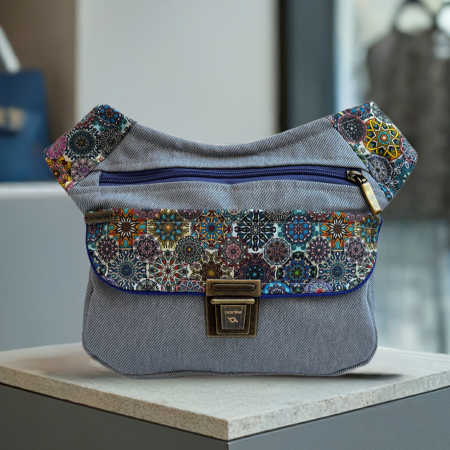 Spezielle Weltkarte + Gesäßtasche Einzelstück Nr. 11951