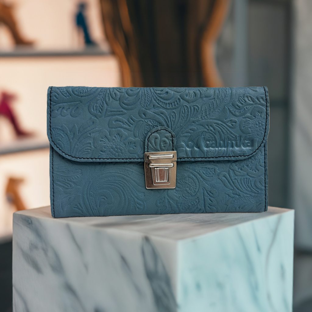 CAOMKA Flat Coin Purse Natürliches BioCuir®-Leder Exklusivstück Nr. 13177