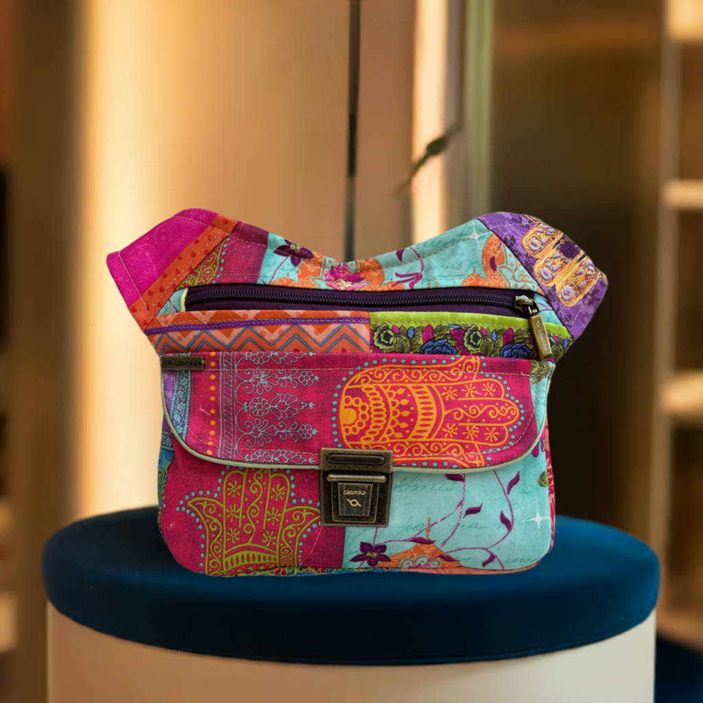 Riñonera "Special African Colors" + Bolsillo trasero · Impermeable · Pieza Única Núm. 16776