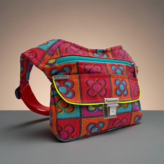 Riñonera "Special Panot Colorfull" + Bolsillo trasero extra · Impermeable · Pieza Única Núm. 19168