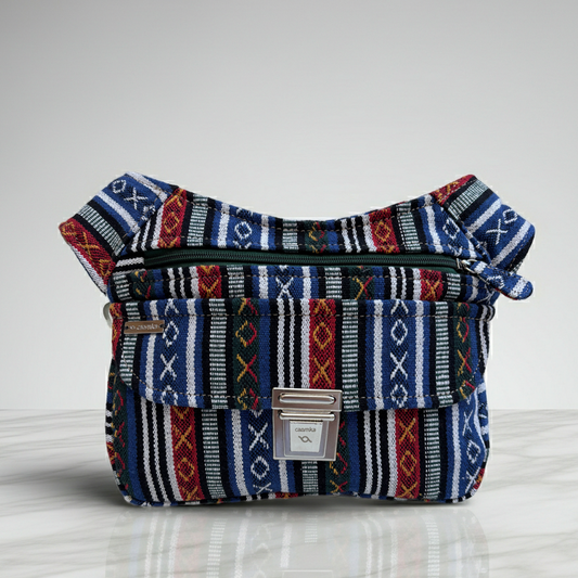 Riñonera "Special Indian Colors" + Bolsillo trasero · Pieza Única Núm. 19132