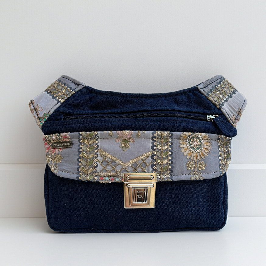 Riñonera "Special Jeans & India" + Bolsillo trasero · Pieza Única Núm. 19315