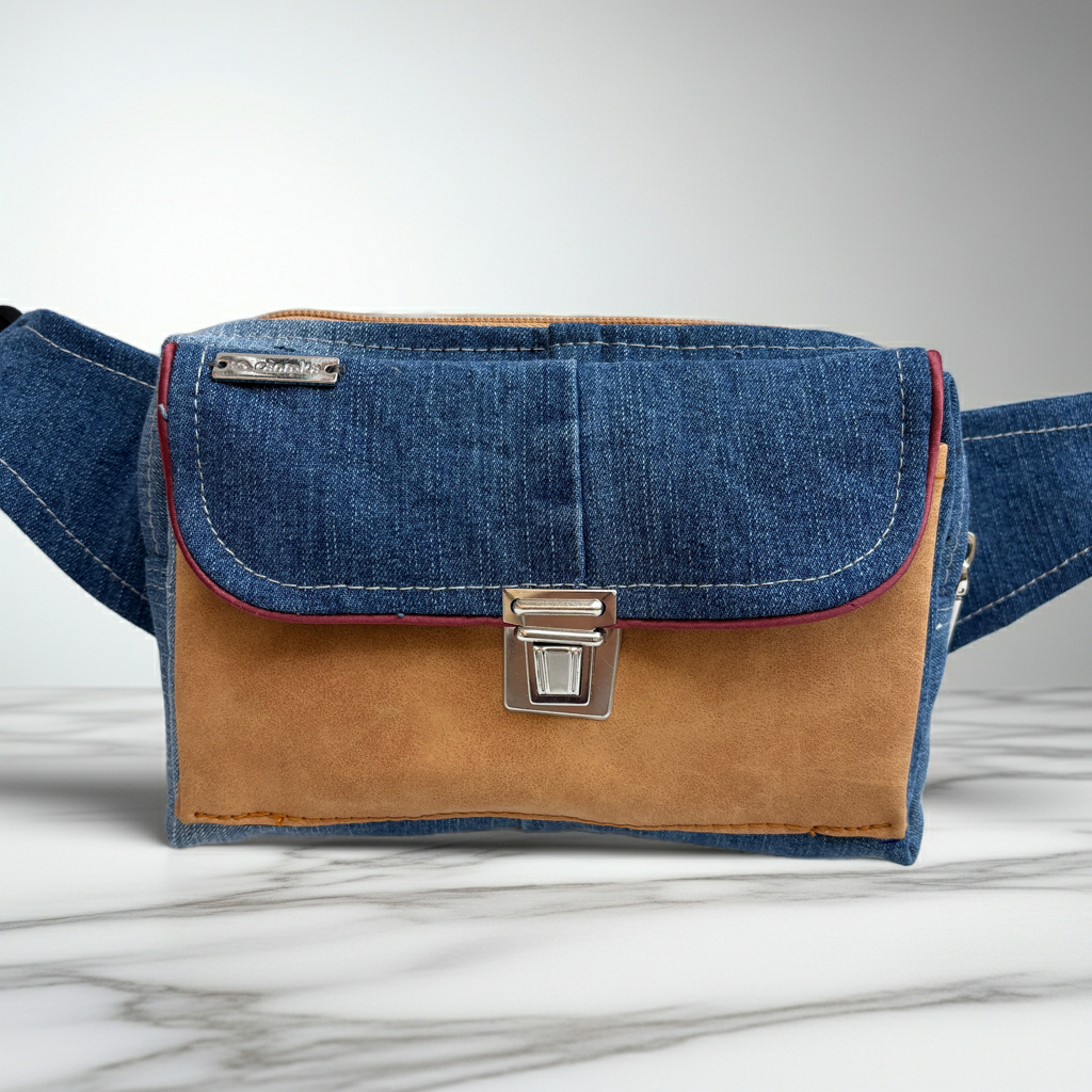 Riñonera Urban "Special ♻️ Jeans Recycled ♻️" · Pieza Única Núm. 18841