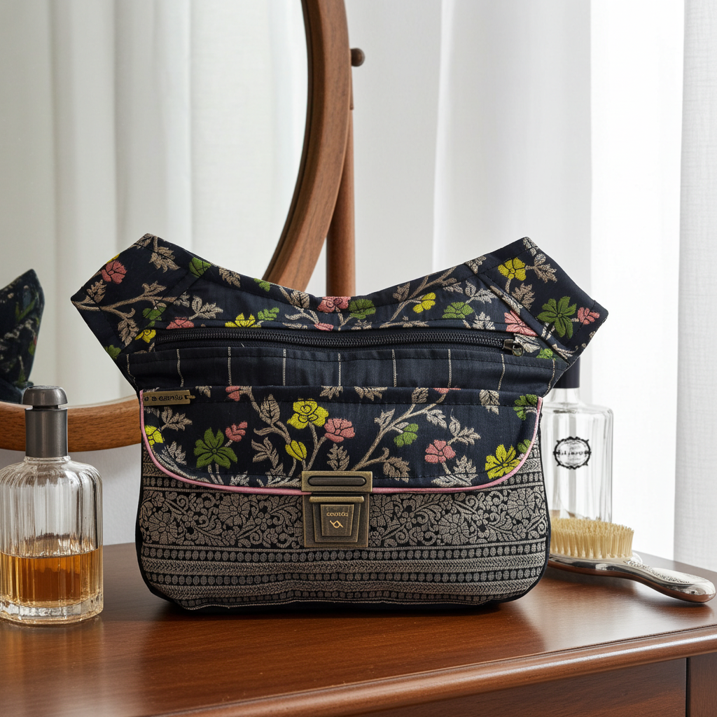 Riñonera "Elegant Luxury India Golden" + Bolsillo trasero · Pieza Única Núm. 19170