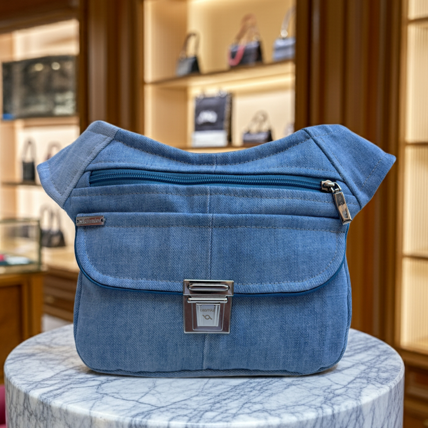 Riñonera "Sweet" ♻️ Jeans Recycled ♻️ · Pieza Única Núm. 17870