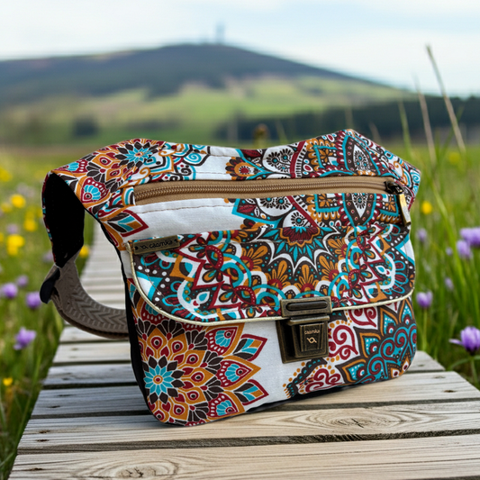 Riñonera "Special Mandalas Top" + Bolsillo trasero · Pieza Única Núm. 19268