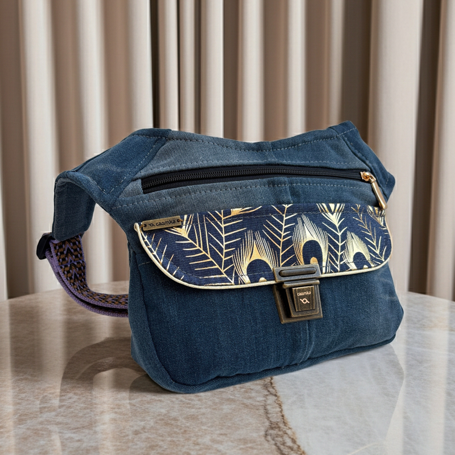 Riñonera “Special ♻️ Jeans Recycled ♻️ Top” · Pieza Única Núm. 18373