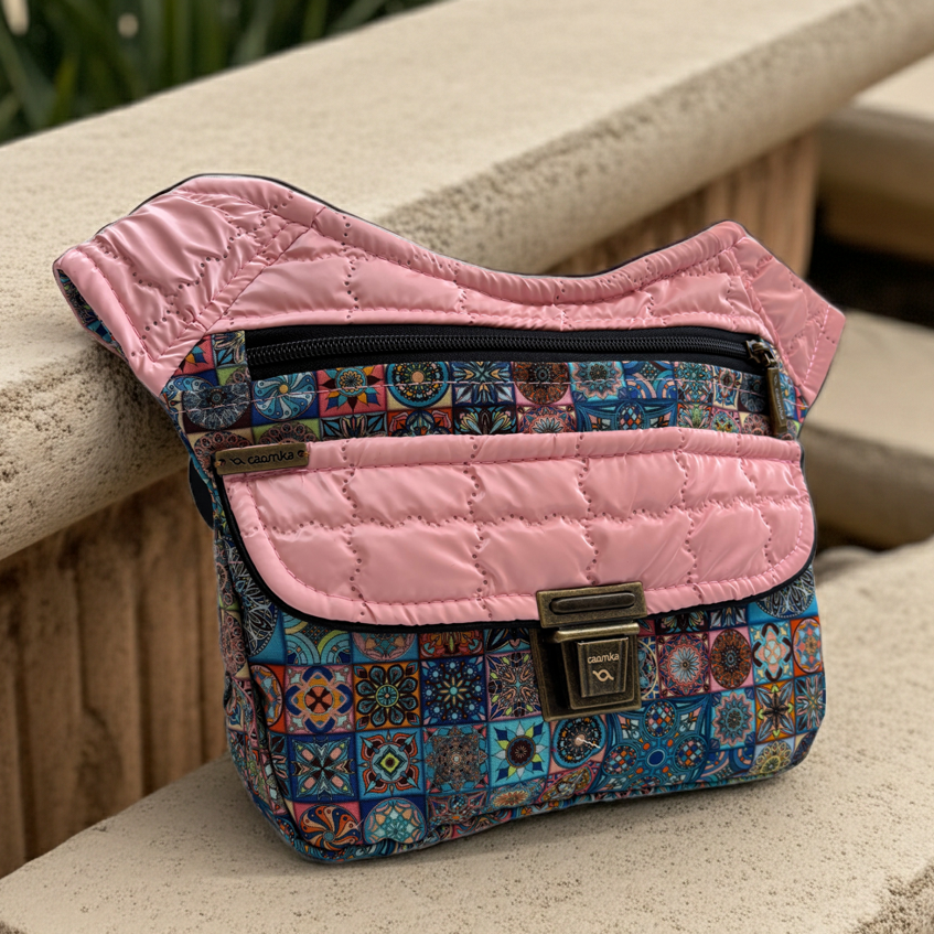 Riñonera "Special Mandalas & Soft Pink" · Pieza Única Núm. 18285