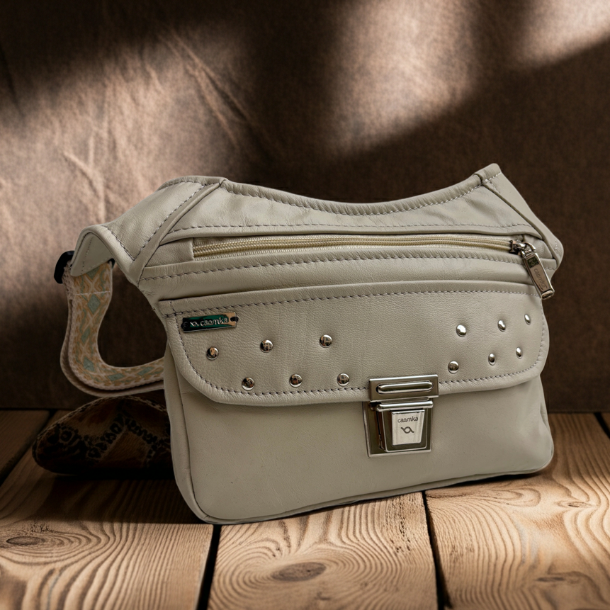 BioCuir Classic Black &amp; Silver BioCuir® Naturleder Exklusivstück Nr. 6678