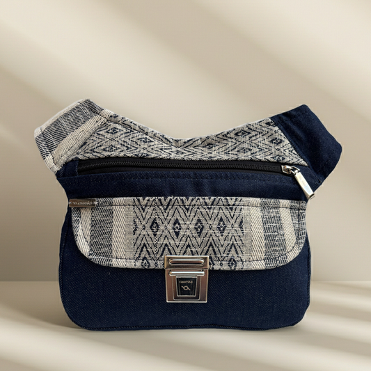 Riñonera "Elegant Jeans India" · Pieza Única Núm. 18705