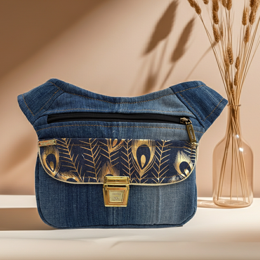 Riñonera “Special ♻️ Jeans Recycled ♻️ Top” · Pieza Única Núm. 18179