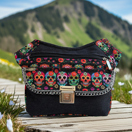 Riñonera "Special Skulls Top" + Bolsillo trasero · Pieza Única Núm. 19266