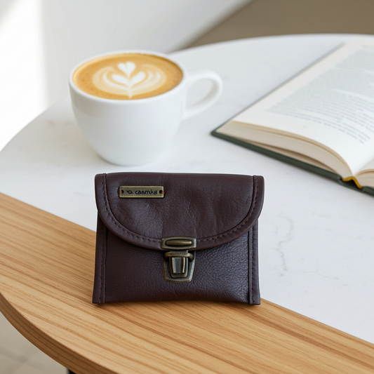 🎁 Mini monedero en piel "SLIM" · Pieza Única Núm. 18885 (100% off)