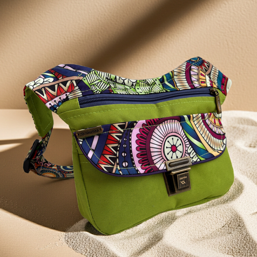 Riñonera "Special Mandalas Energy Top" + Bolsillo trasero · Pieza Única Núm. 18194