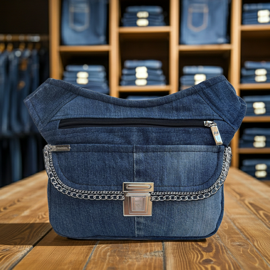 Riñonera "Special ♻️ Jeans Recycled ♻️ · Pieza Única Núm. 18054