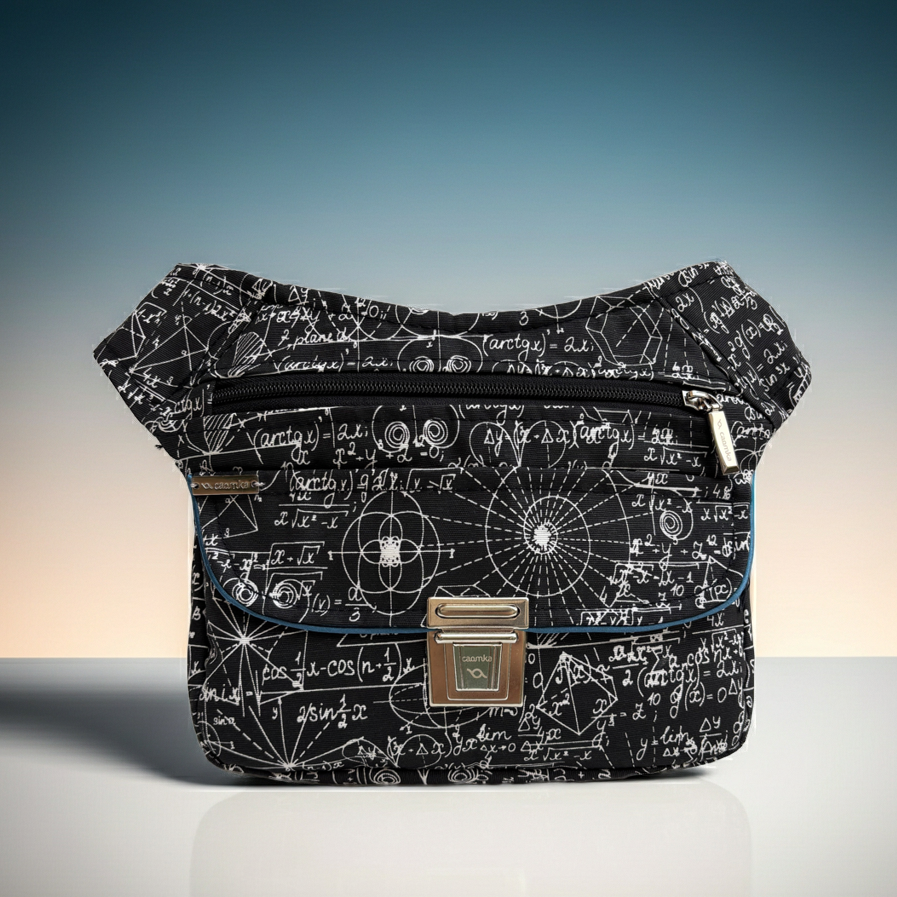 Riñonera "Special Einstein Top" · Impermeable + Bolsillo trasero extra · Pieza Única Núm. 19451