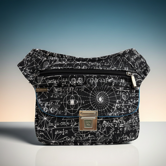 Riñonera "Special Einstein Top" · Impermeable + Bolsillo trasero extra · Pieza Única Núm. 19451
