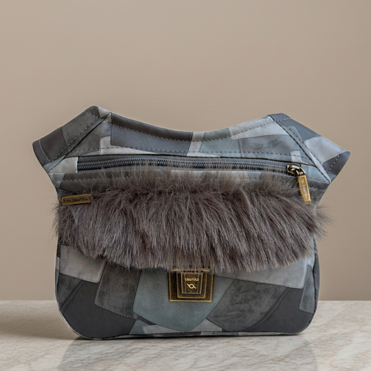 Riñonera "Special Patchwork Feline" · Polipiel · Pieza única Núm. 18325