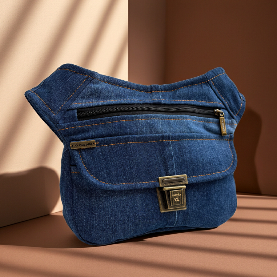 Riñonera ♻️ Jeans Recycled ♻️ · Pieza Única Núm. 18228