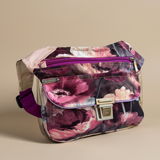 Riñonera "Special Spring Flowers" + Bolsillo trasero extra · Impermeable · Pieza Única Núm. 18694