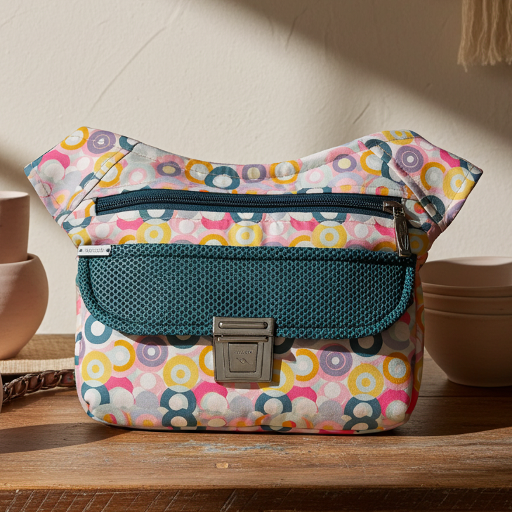 Riñonera "Special Retro Sweet Colors Top" · Pieza Única Núm. 18215