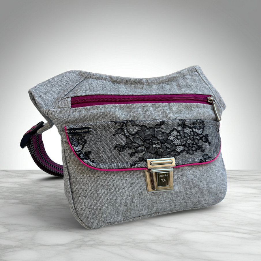 Riñonera “Fantasy Gray Top” · Pieza Única Núm. 19081