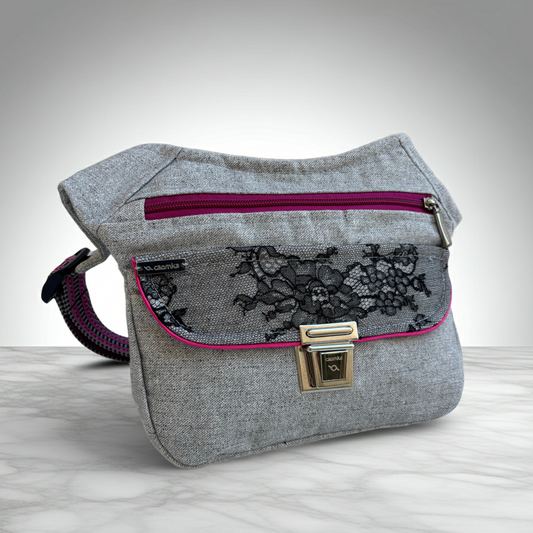 Riñonera “Fantasy Gray Top” · Pieza Única Núm. 19081