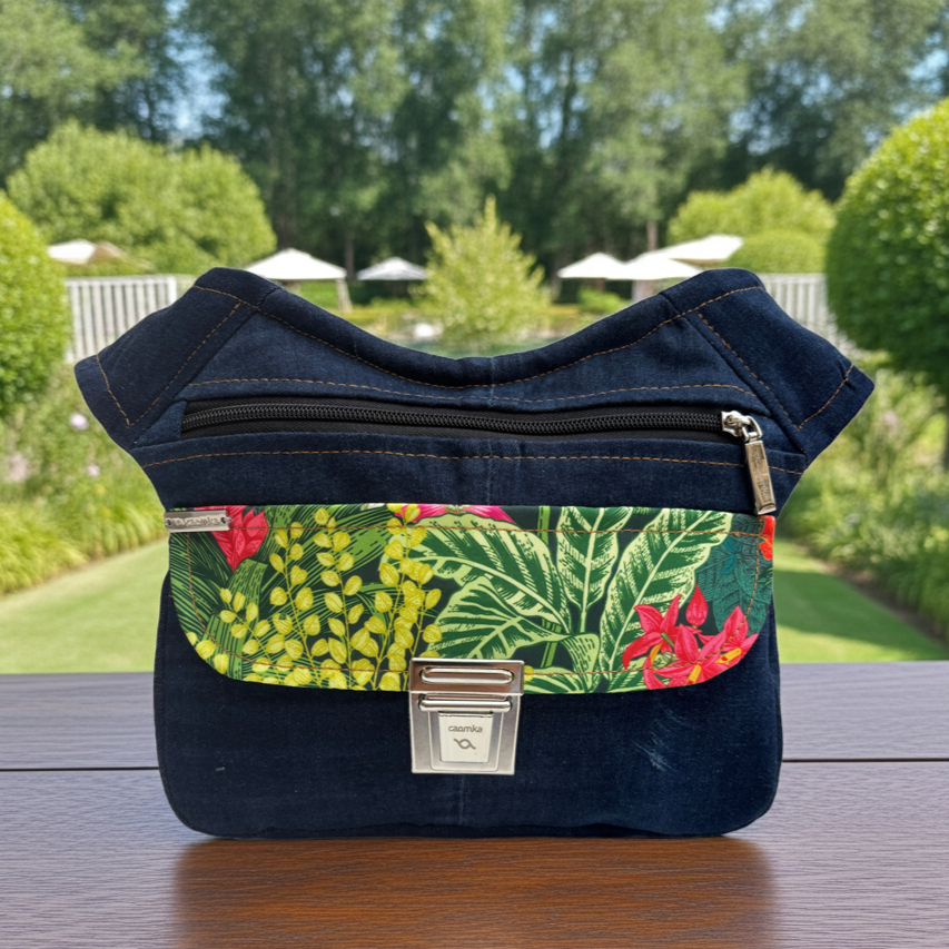 Riñonera "Natura" ♻️ Jeans Recycled ♻️ · Pieza Única Núm. 17912