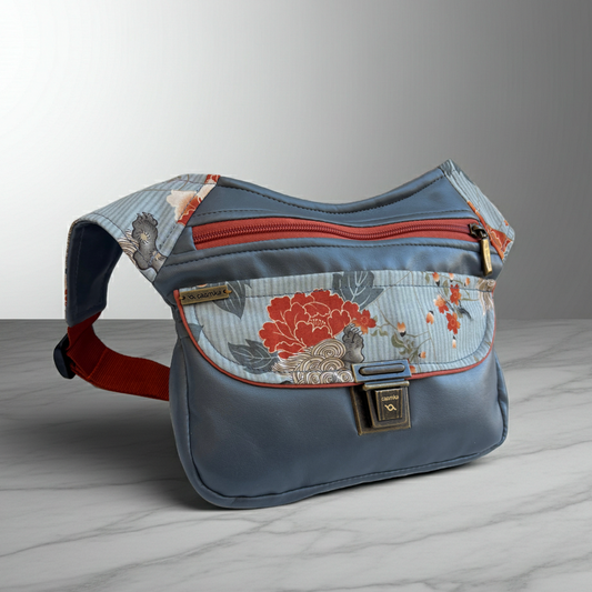 Riñonera "Special Soft Grey Japanese" + Bolsillo trasero · Polipiel · Pieza Única Núm. 18991
