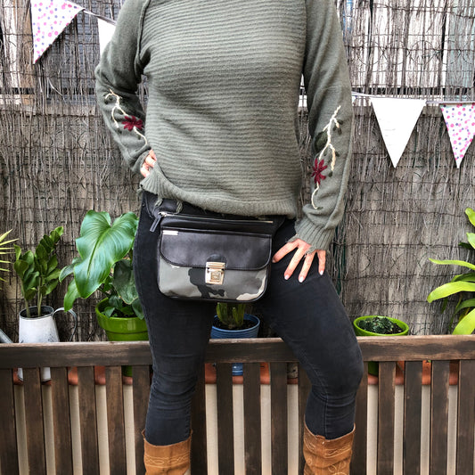 BioCuir Black Camouflage Silver. Piel natural BioCuir® Pieza Exclusiva Núm. 6828