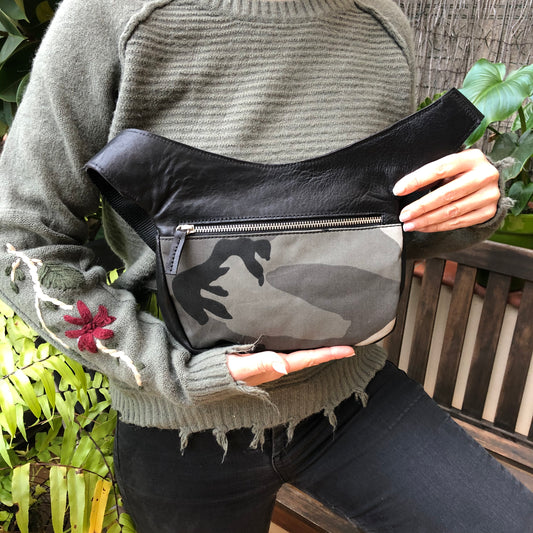 BioCuir Black Camouflage Silver. Piel natural BioCuir® Pieza Exclusiva Núm. 6828