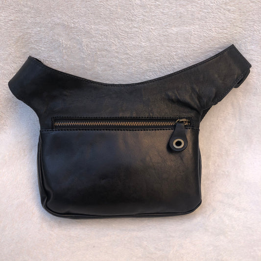 Classic Black Old Gold BioCuir® natural leather Exclusive Piece No. 6821