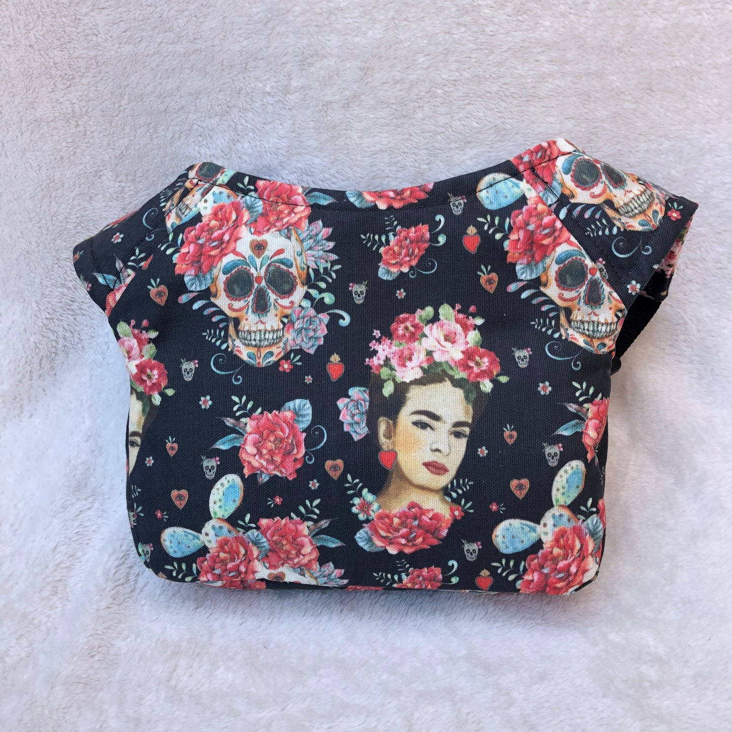 Spezielle mexikanische Schädel &amp; Frida Kahlo. Einzelstück Nr. 7009