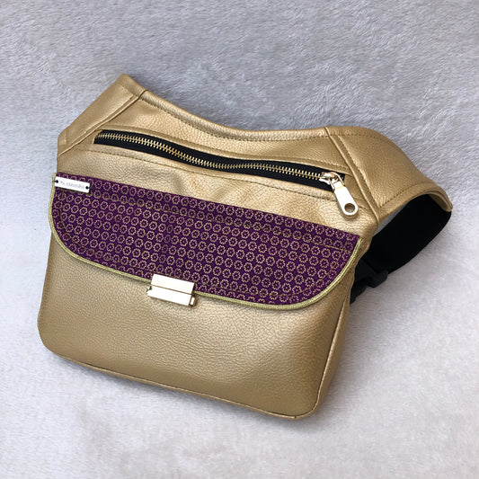 Special Summer Golden Luxury. Vegan skin. Unique Piece No. 5801