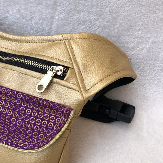 Special Summer Golden Luxury. Vegan skin. Unique Piece No. 5801