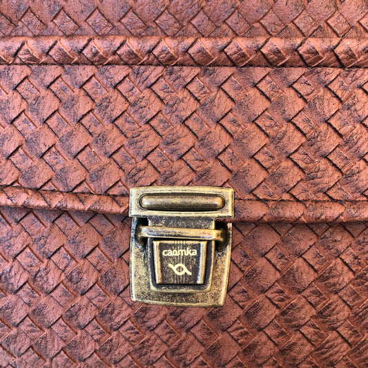 Top Classic Brown · Piel Vegana. Pieza Única Núm. 6830