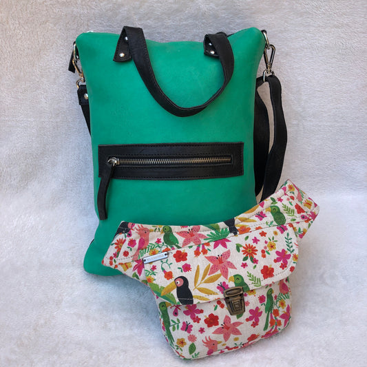 Caomka Mini Waist Bag "LoroPark” Unique Piece No. 5006