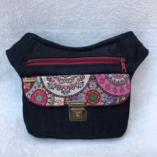 Special Jeans Mandalas. Unique Piece No. 6789 + Back pocket