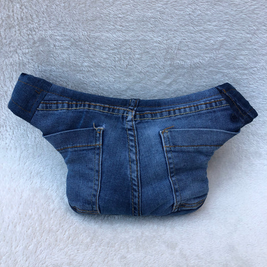 Mini Jeans Recycled Unique Piece No. 7148
