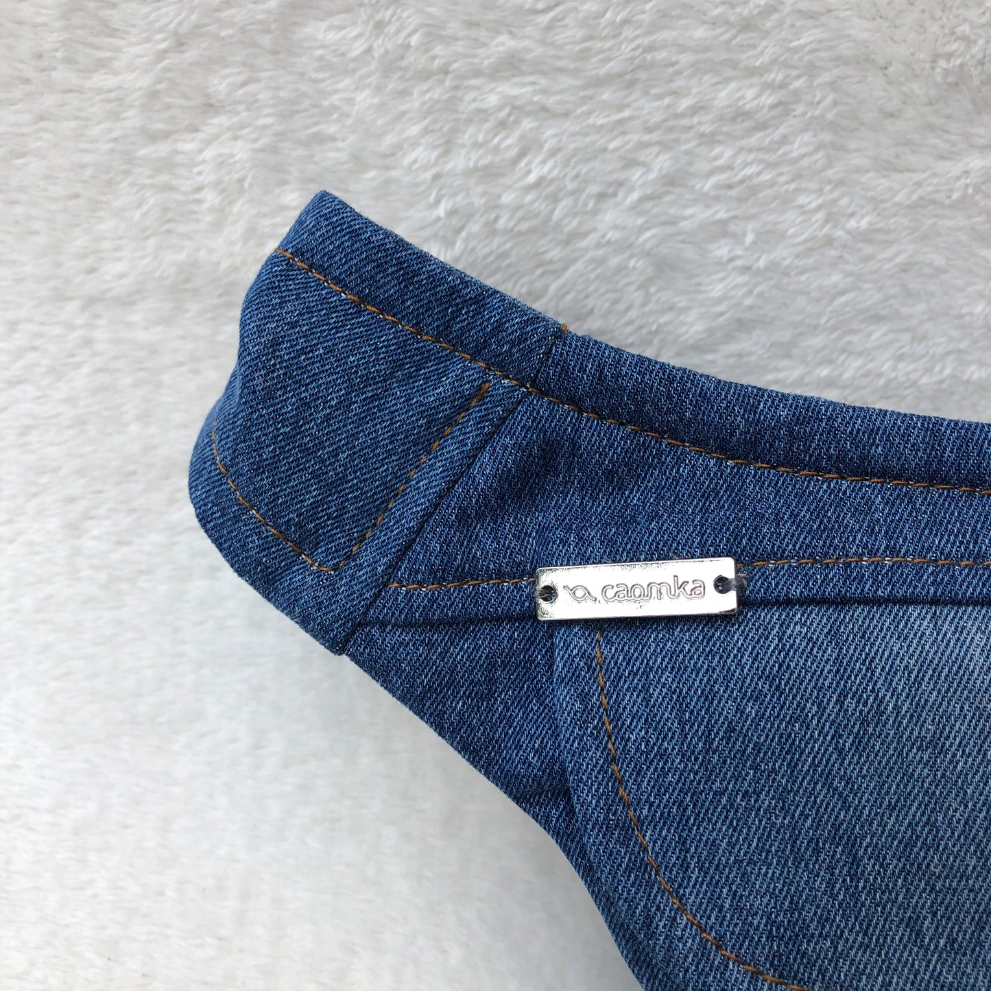 Mini Jeans Recyceltes Einzelstück Nr. 7158