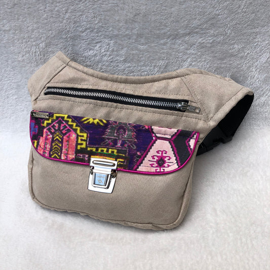 Suede Beige &amp; Colors Unique Piece No. 7174