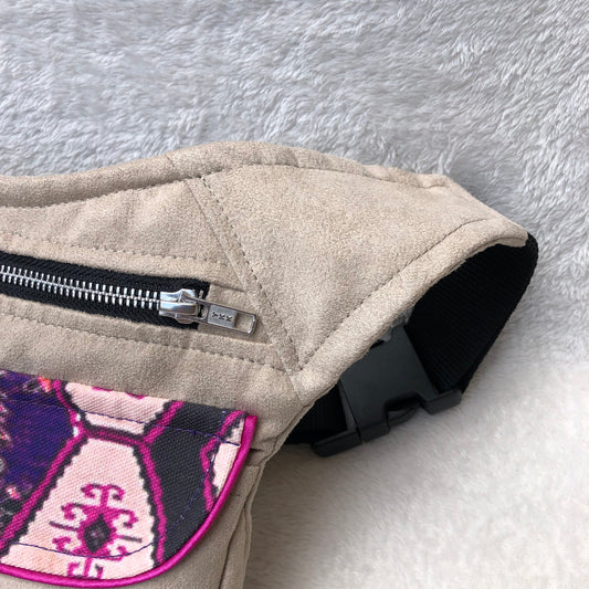 Suede Beige &amp; Colors Unique Piece No. 7174