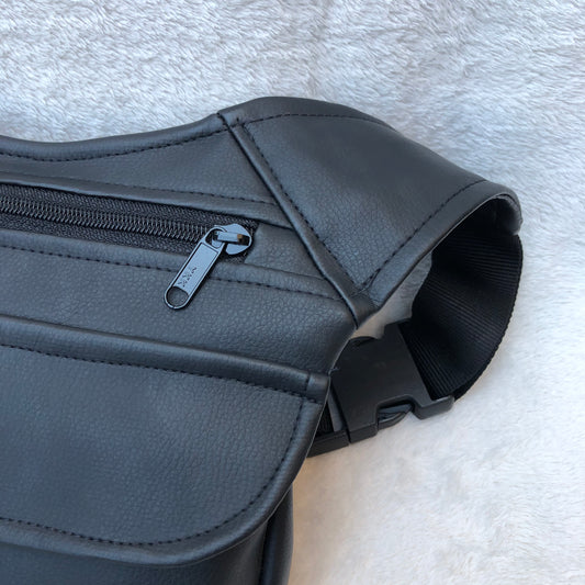 Classic Black &amp; Gold Vegan Leather Exclusive Piece No. 7181