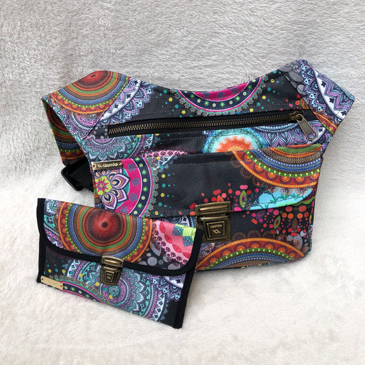 PACK "Special Summer Mandalas" Unique Piece No. 7185 + Extra back pocket