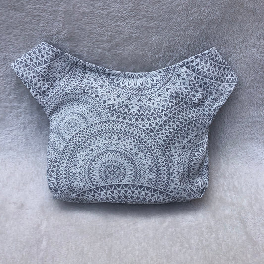 Special Waterproof Gray Mandalas Unique Piece No. 7258