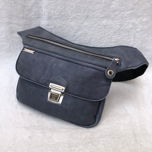 Classic Gray &amp; Silver Natural BioCuir® Leather Exclusive Part No. 8239