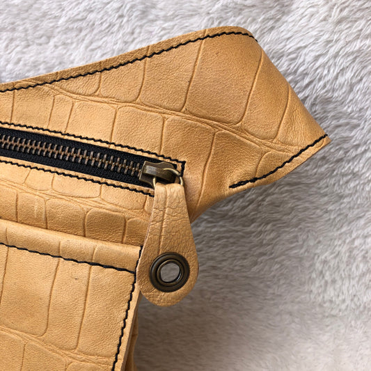 Summer Camel Travel Natural BioCuir® Leather Exclusive Piece No. 7263