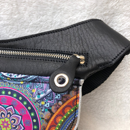Special Black Summer Mandalas  · Piel natural BioCuir® · Pieza Única Núm. 7246