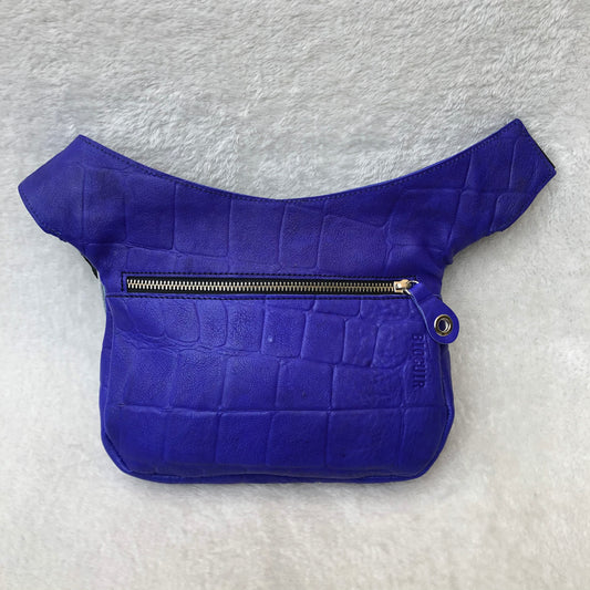 Summer Electric Blue & Turquesa · Piel natural BioCuir® · Pieza Única Núm. 7337